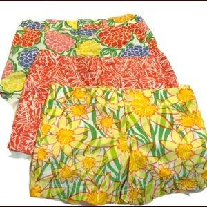 3 pairs of Lilly Pulitzer size 4 small shorts